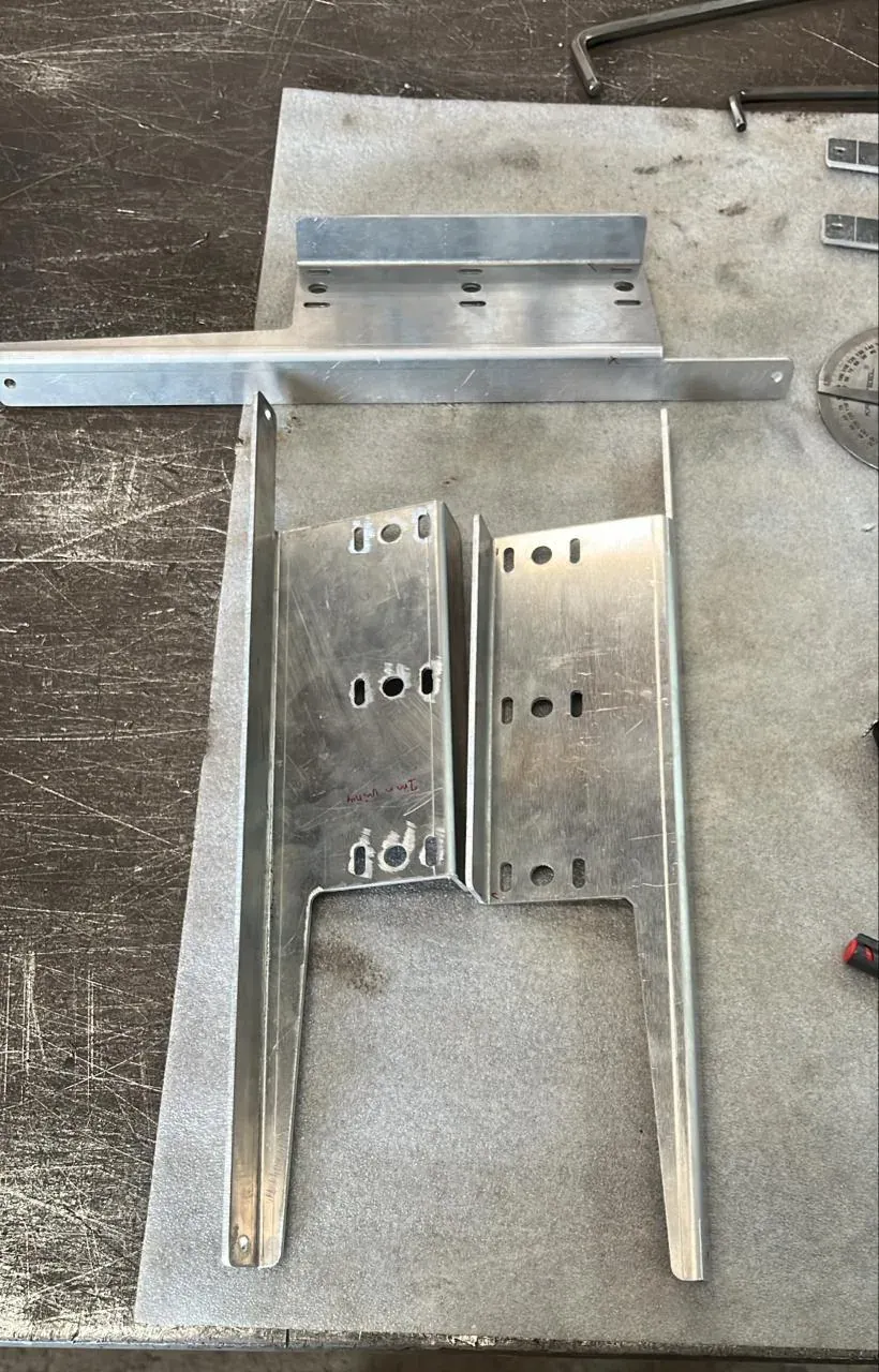 Aluminium cut and bent component by Onkar Engineering