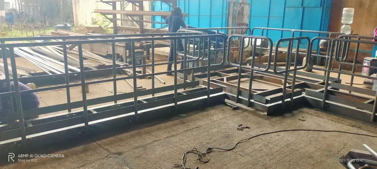 MS railing fabrication by Onkar Engineering